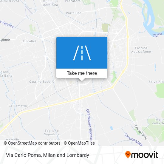 Via Carlo Poma map