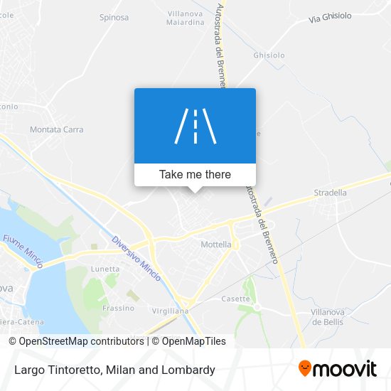 Largo Tintoretto map