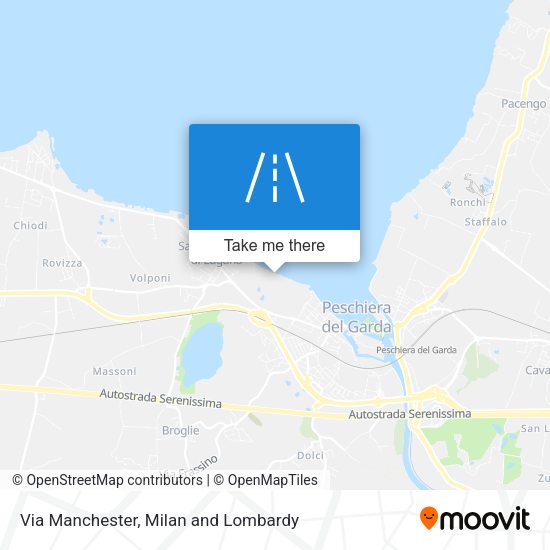 Via Manchester map