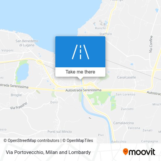 Via Portovecchio map