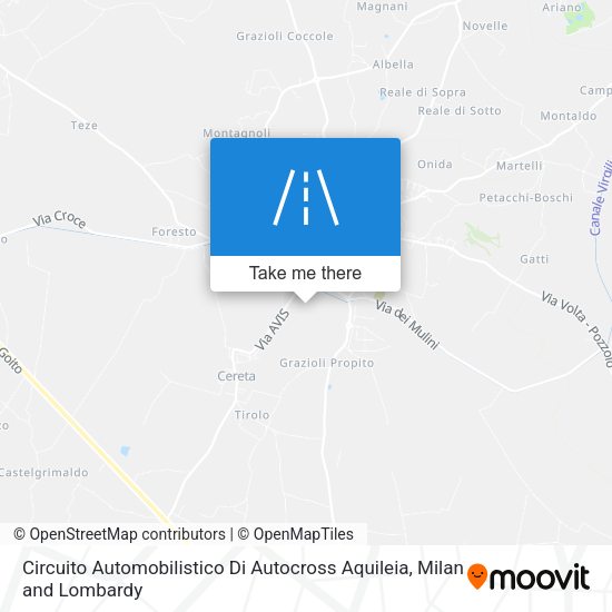 Circuito Automobilistico Di Autocross Aquileia map