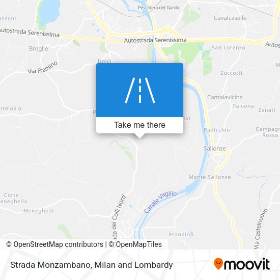 Strada Monzambano map