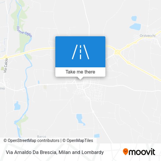 Via Arnaldo Da Brescia map