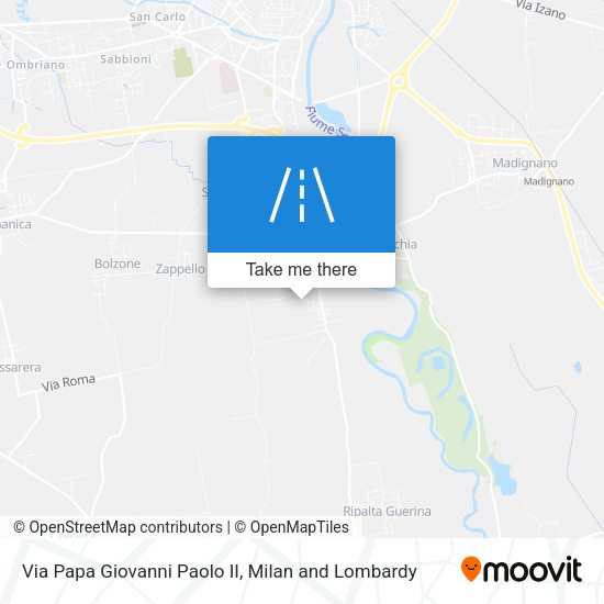 Via Papa Giovanni Paolo II map