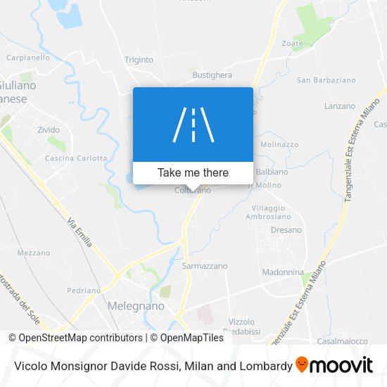 Vicolo Monsignor Davide Rossi map