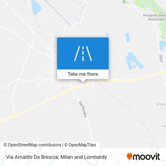 Via Arnaldo Da Brescia map