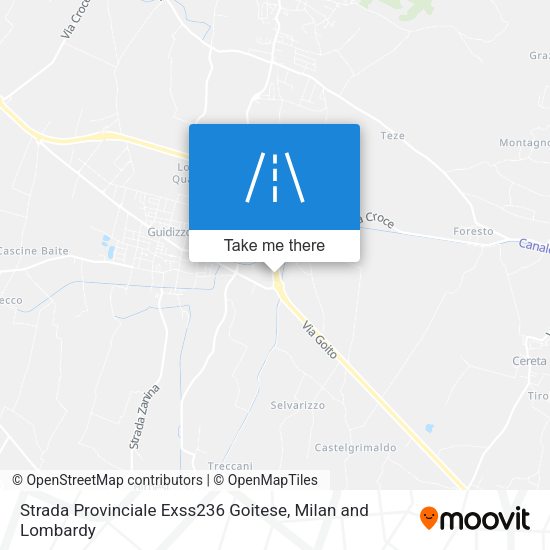 Strada Provinciale Exss236 Goitese map