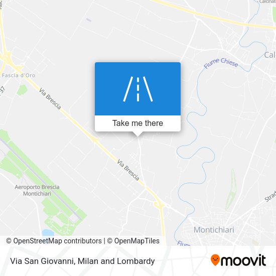 Via San Giovanni map