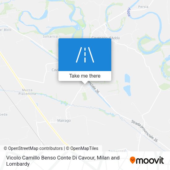 Vicolo Camillo Benso Conte Di Cavour map