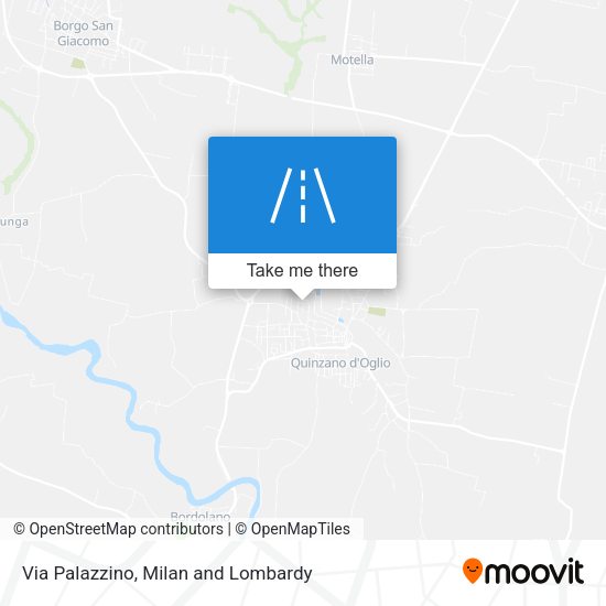 Via Palazzino map