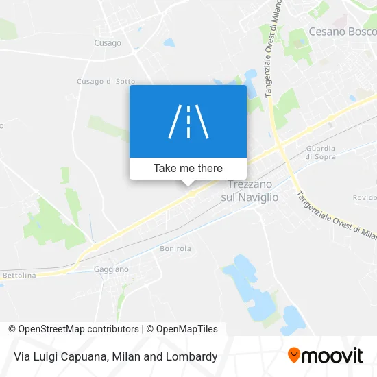 Via Luigi Capuana map