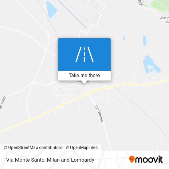 Via Monte Santo map