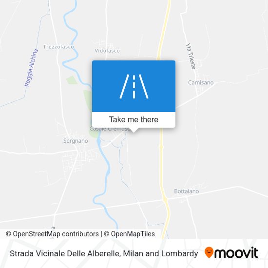 Strada Vicinale Delle Alberelle map