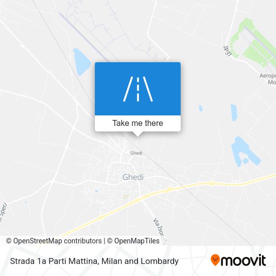 Strada 1a Parti Mattina map