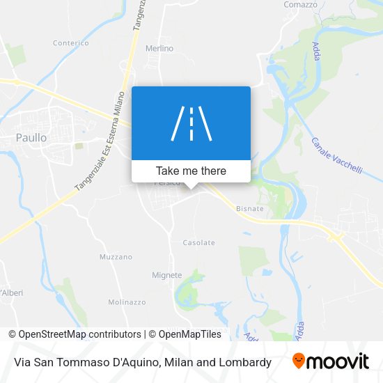 Via San Tommaso D'Aquino map