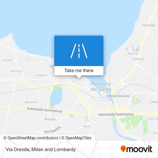 Via Dresda map