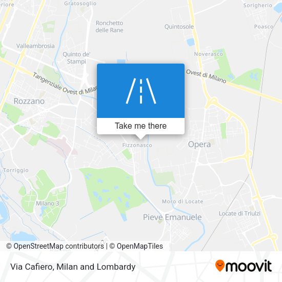 Via Cafiero map