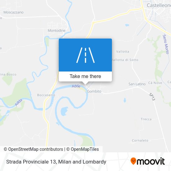 Strada Provinciale 13 map