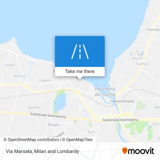 Via Marsala map