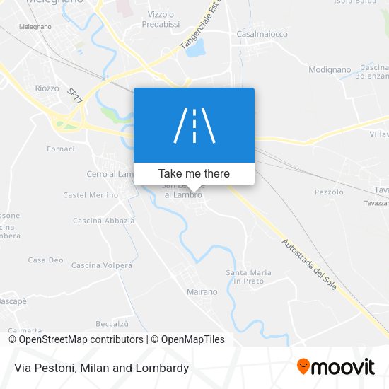 Via Pestoni map