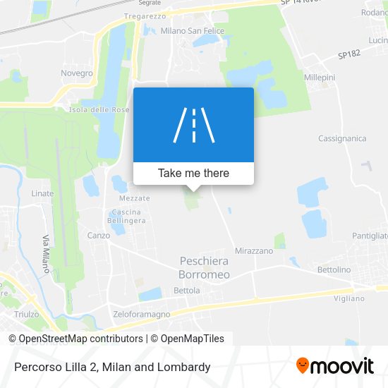 Percorso Lilla 2 map