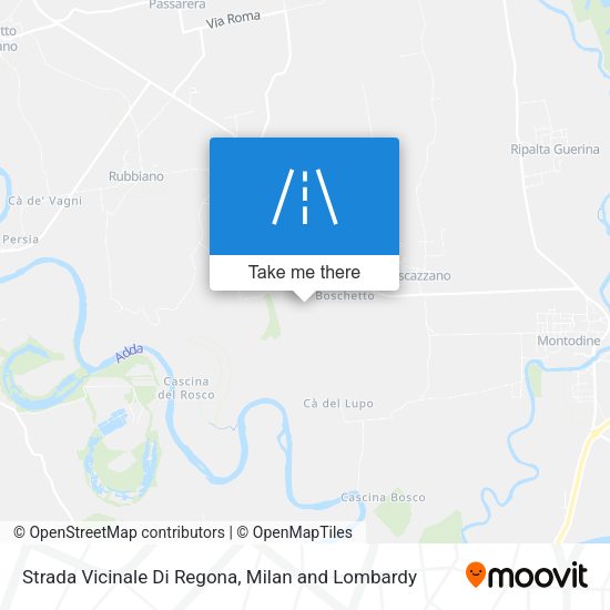 Strada Vicinale Di Regona map
