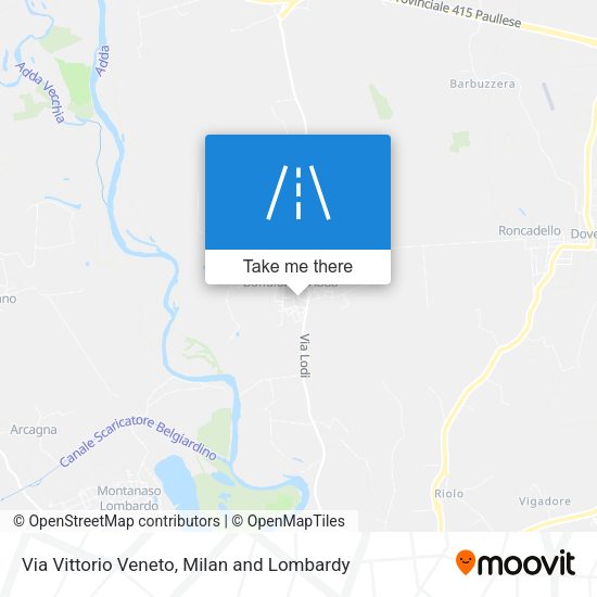 Via Vittorio Veneto map