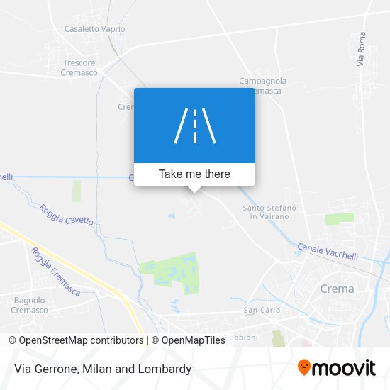 Via Gerrone map