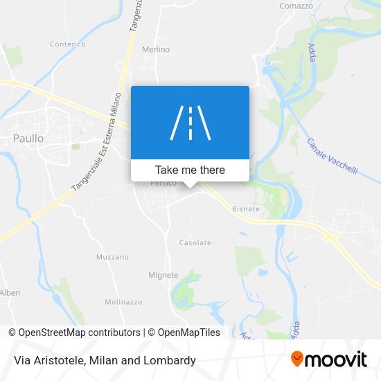 Via Aristotele map