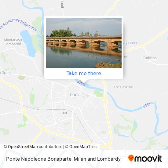 Ponte Napoleone Bonaparte map