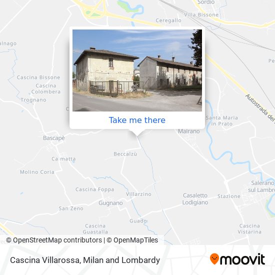 Cascina Villarossa map