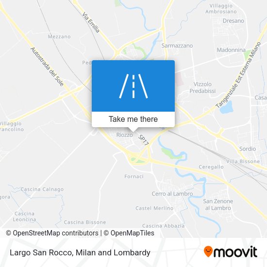 Largo San Rocco map