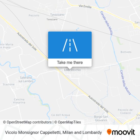 Vicolo Monsignor Cappelletti map