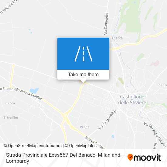 Strada Provinciale Exss567 Del Benaco map