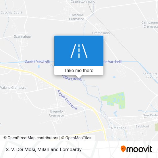 S. V. Dei Mosi map