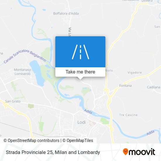 Strada Provinciale 25 map