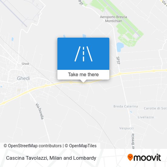 Cascina Tavolazzi map