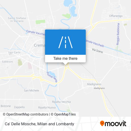 Ca' Delle Mosche map