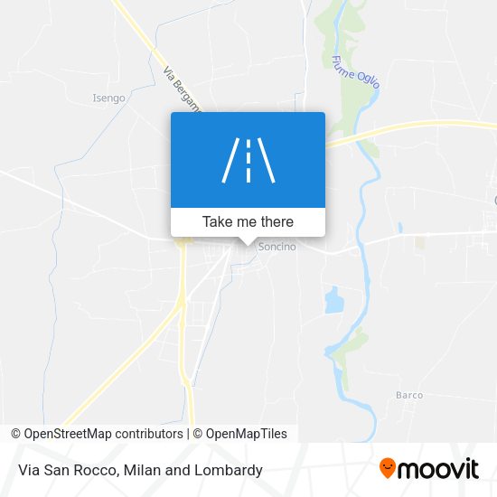 Via San Rocco map