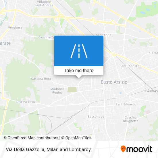 Via Della Gazzella map