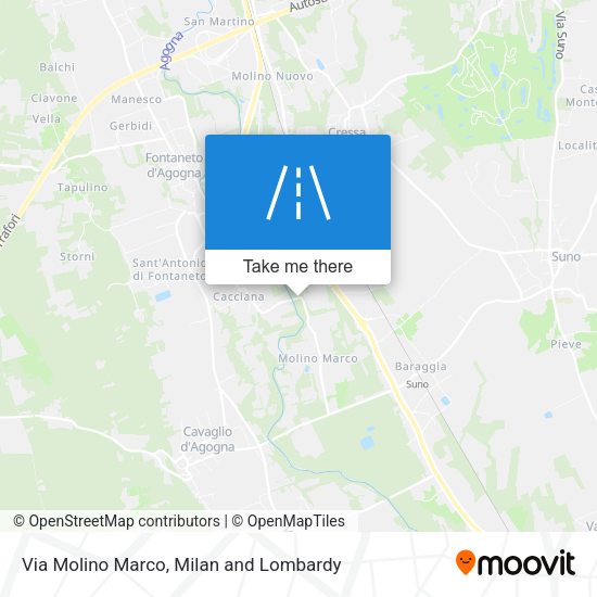 Via Molino Marco map
