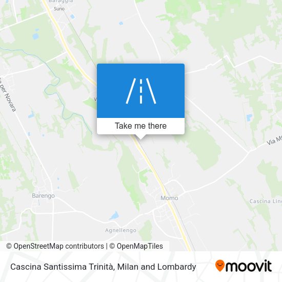 Cascina Santissima Trinità map