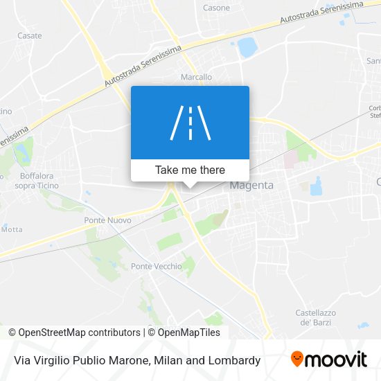 Via Virgilio Publio Marone map