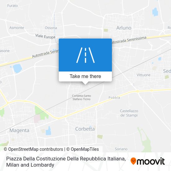 Piazza Della Costituzione Della Repubblica Italiana map