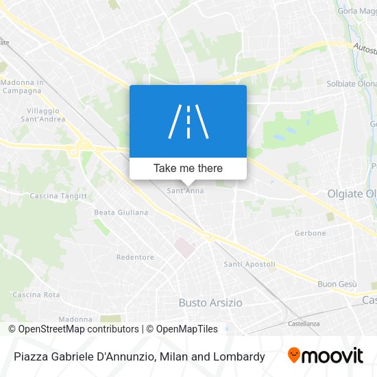 Piazza Gabriele D'Annunzio map