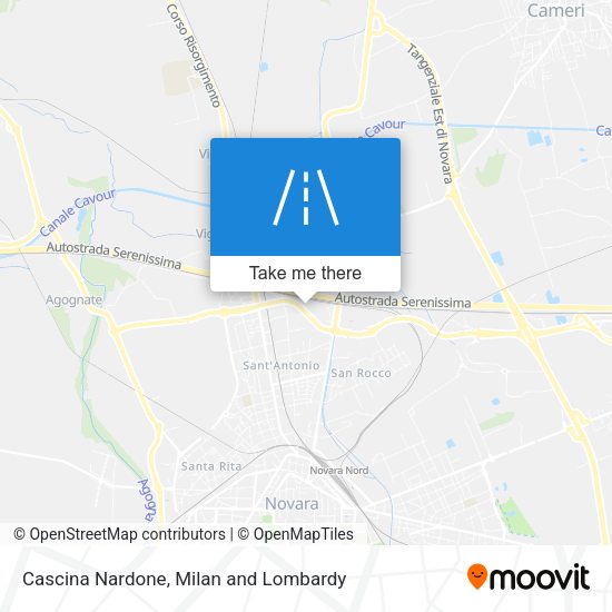 Cascina Nardone map
