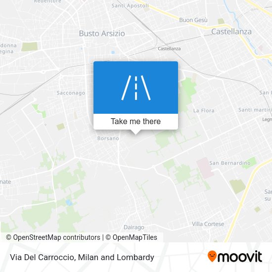 Via Del Carroccio map