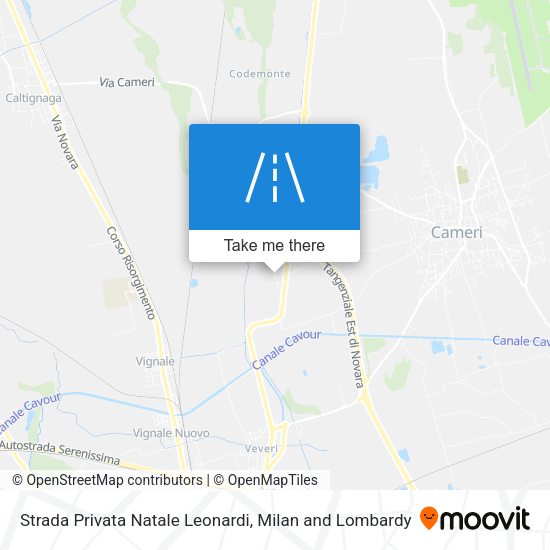 Strada Privata Natale Leonardi map