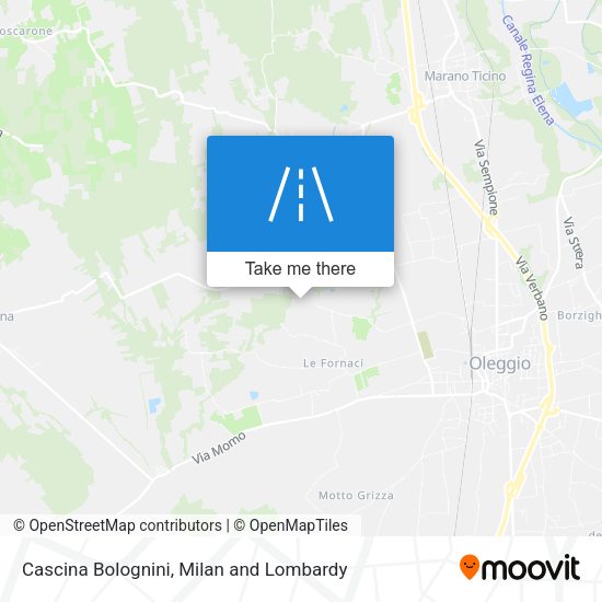 Cascina Bolognini map