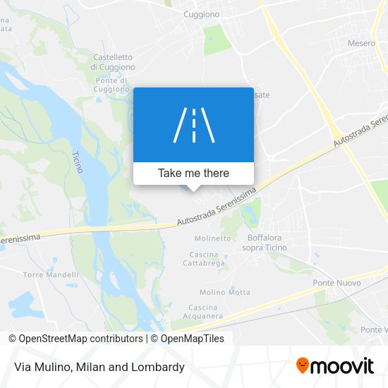 Via Mulino map